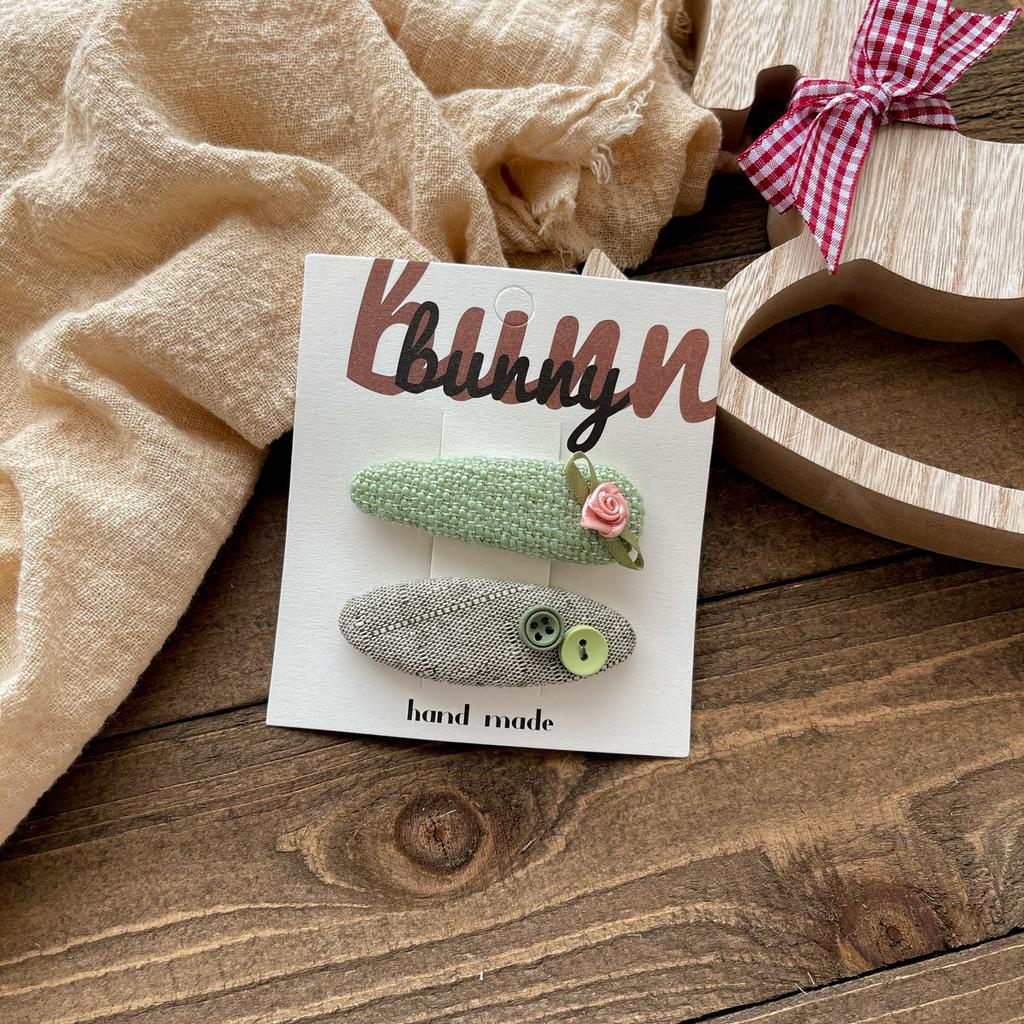 New Flower Broken Hair Clip Cute Versatile Sweet Fabric Lace BowHeadwear Girls Kids Hair Accessories