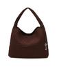 Athe Vanessabruno Dark Brown Neoprene Weaving Shoulder Bag L Aaba6E851W3