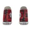 Converse Chuck Taylor All Star Hi Tartan Rød Grønn Delt Unisex Sneakers Egret 169259C