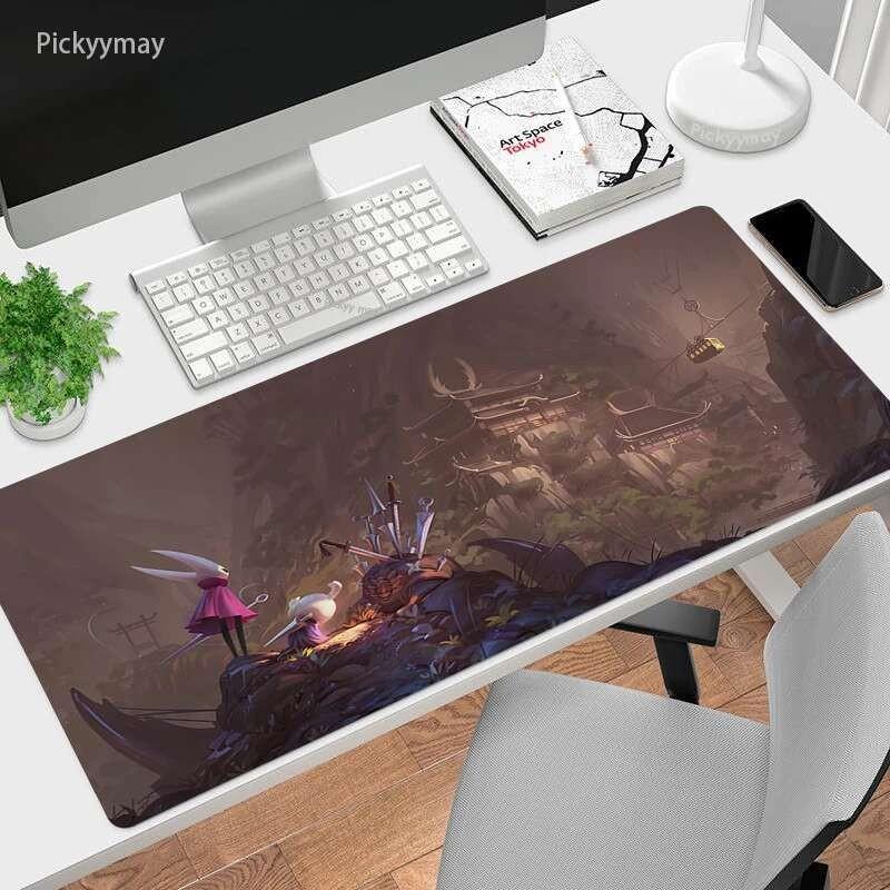 Large Hollow Knight Mouse Pad Computer Deskmat Gaming Mousepad Xxl Keyboard Mause Pad Extended Pad Table Carpet Rubber Rug XXL