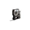 DYMO LabelManager cassette ruban D1 9mm x 7m Noir/Transparent (compatible avec les LabelManager et les LabelWriter Duo)