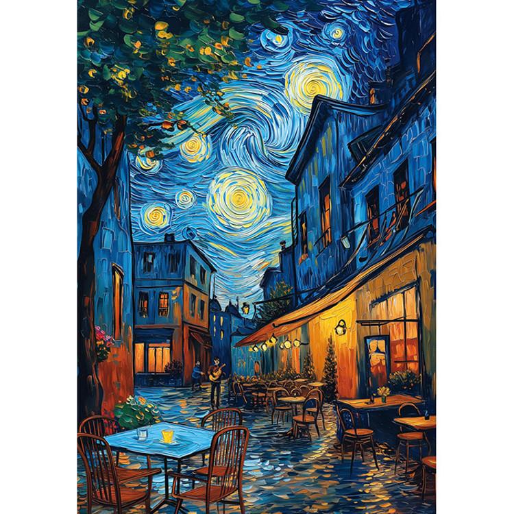 Van Gogh Caféterrasse Puzzle Berühmte Landschaft 1000 Teile, beliebtes koreanisches Puzzle