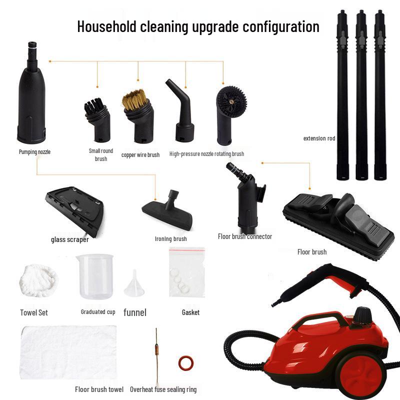 Hochtemperatur-Dampfreiniger mit 2L Fassungsvermögen für Autoinnenräume, Folienanbringung und Haushaltssterilisation (Modell SE8620).