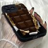 M583 black chocolate design Angel Eyes Soft Phone Case for iPhone Samsung Galaxy Xiaomi Rdemi Huawei Honor Infinix Realme OPPO Vivo All Model Case