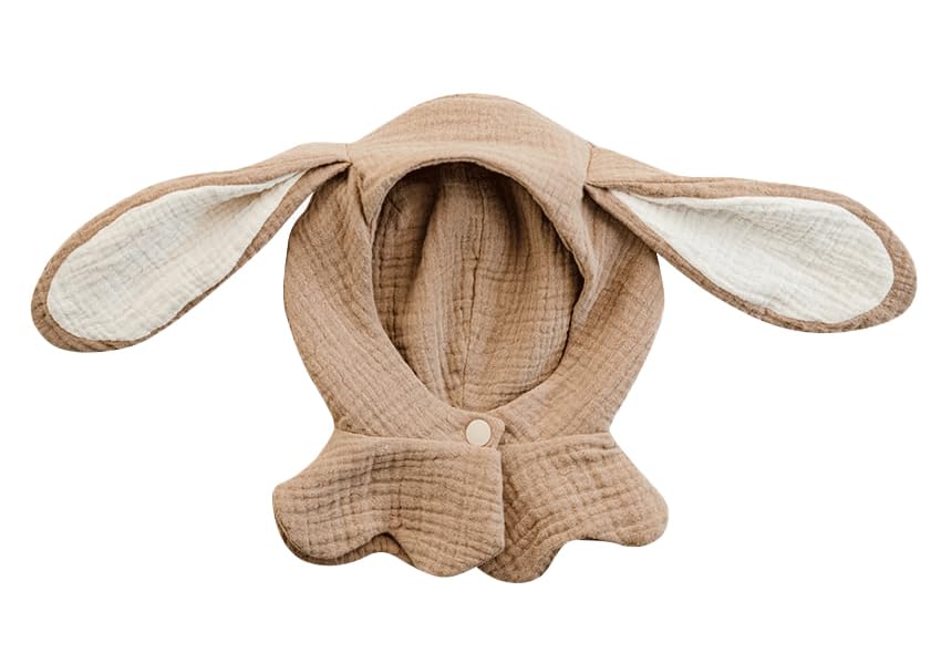 

Inua Plush Bonnet Fluffy Dragon Animal First Soft to the Perfect for and Cute Gift for Baby Baby Baby Solo Sleeping Dreamland Hat/Rabbit Hat/Brown.