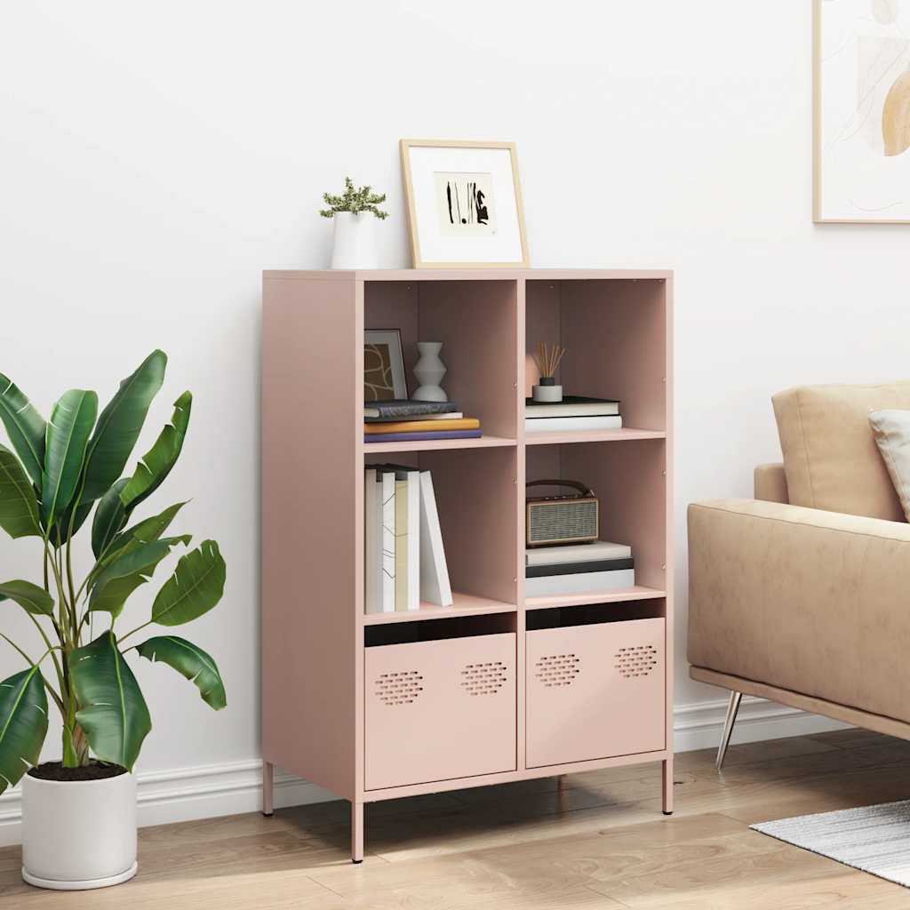 Highboard Pink 68x39x103.5 Cm Steel