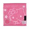 Marushin Mini Towel, Sanrio Hello Kitty and Yumekira Kitty, 100% Cotton, Antibacterial and Deodorizing, Perfect As a Gift, Product Number: 3725007500