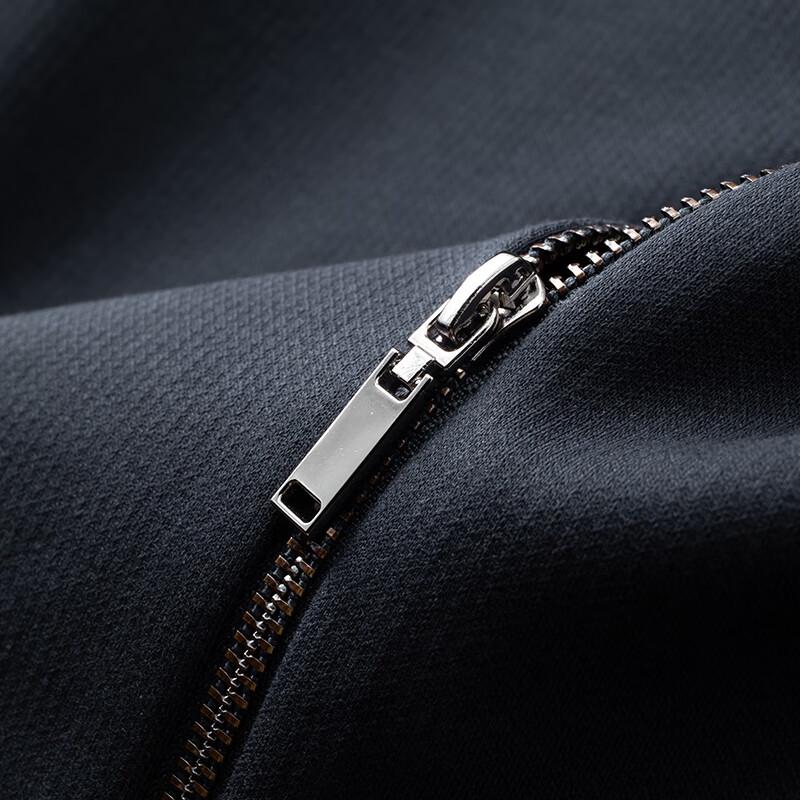 Dibinze Men's Plus Size Casual Zipper Stand Collar Sweatshirt