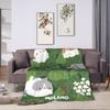 Cute Anime M-Molangs Blanket Fleece Textile Decor  Multi-function Super Warm Throw Blanket for Bedding Couch Quilt