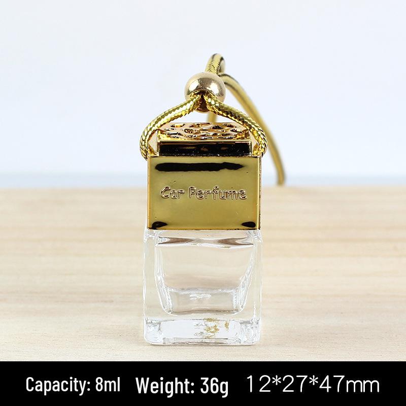 Car Glass Aromatherapy Lanyard for Air Vent - Refillable Perfume Bottle