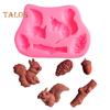 Silicone Mold Non-stick Decorative Eco-friendly Creative 3D Squirrel Pine Cone Stump Cake Chocolate Mold for Home