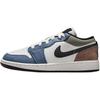 Jordan Air Jordan 1 Low top Basketball Shoes White Blue Unisex HV5973-101