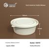 Disposable Biodegradable 1200ml Round Corn Starch Food Container