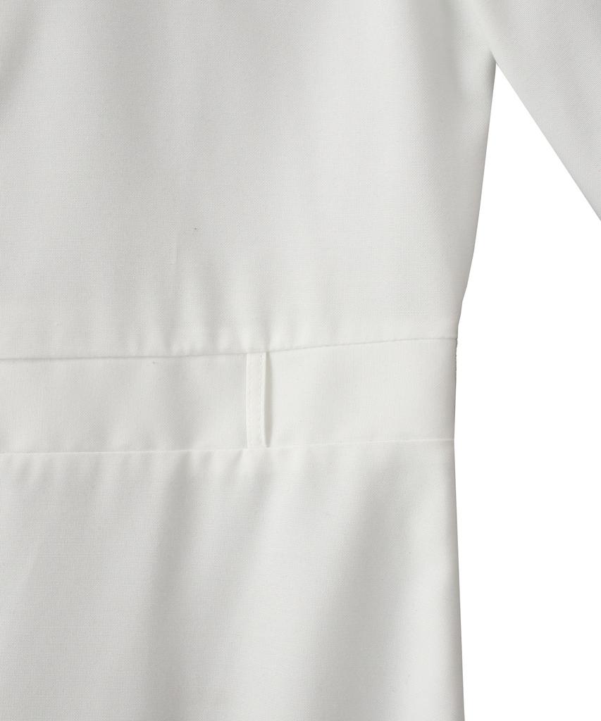 SALON DE YOHN Flare Long Shirt Dress_ White