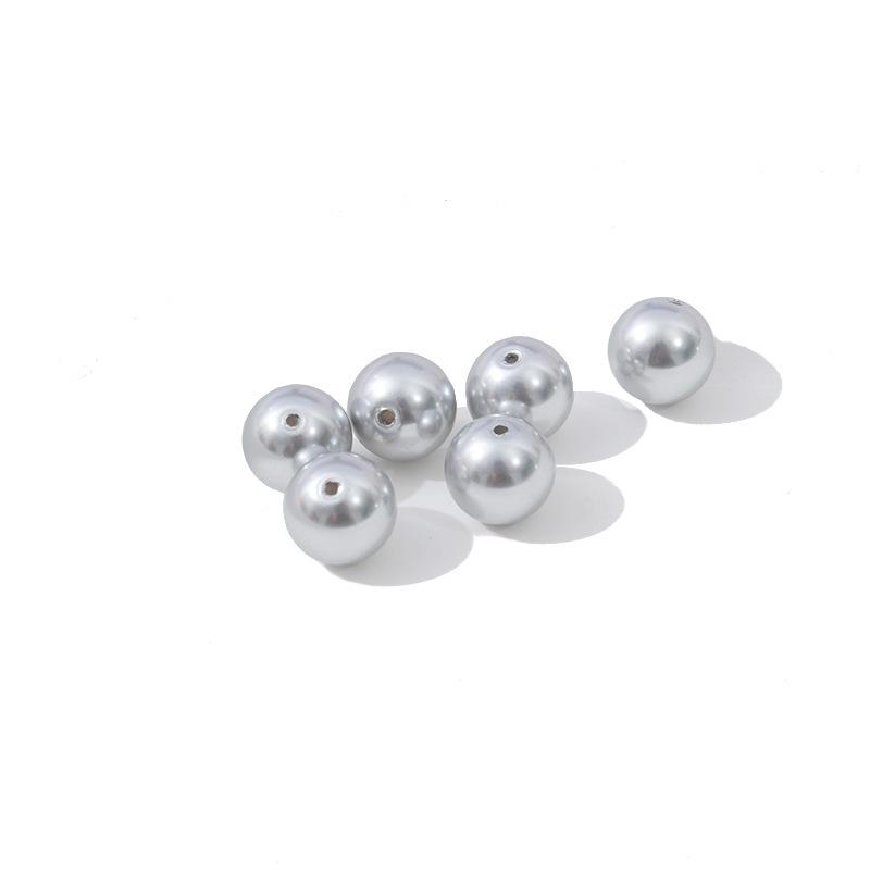 Szklane koraliki imitujące perły Shijia do biżuterii DIY: Kolczyki, wisiorki i pierścionki