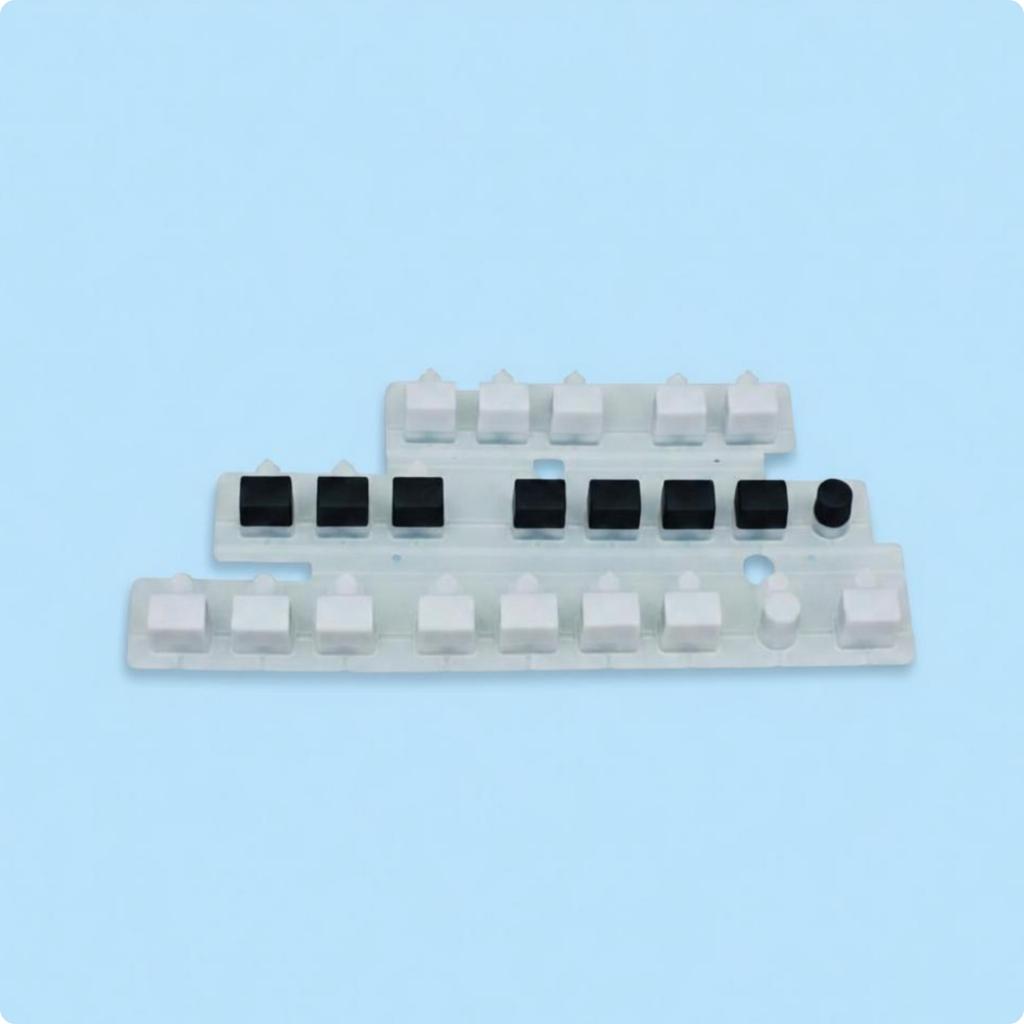 Conductive Keypad Strip Stable Transmission Transfer Conductive Rubber Strip Arranger Keyboard Button Pad Responsive Press