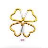 New Colorful Heart Carabiner: Aluminum Alloy Peach Heart Snap Hook with Cartoon Pendant