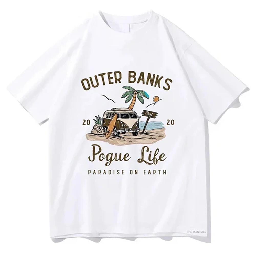 T Shirt Men Mens Clothing T Shirt Homme Mens T Shirt New In Top & Tees Tee JJ Maybank Streetwear New TV Series Outer Banks 3