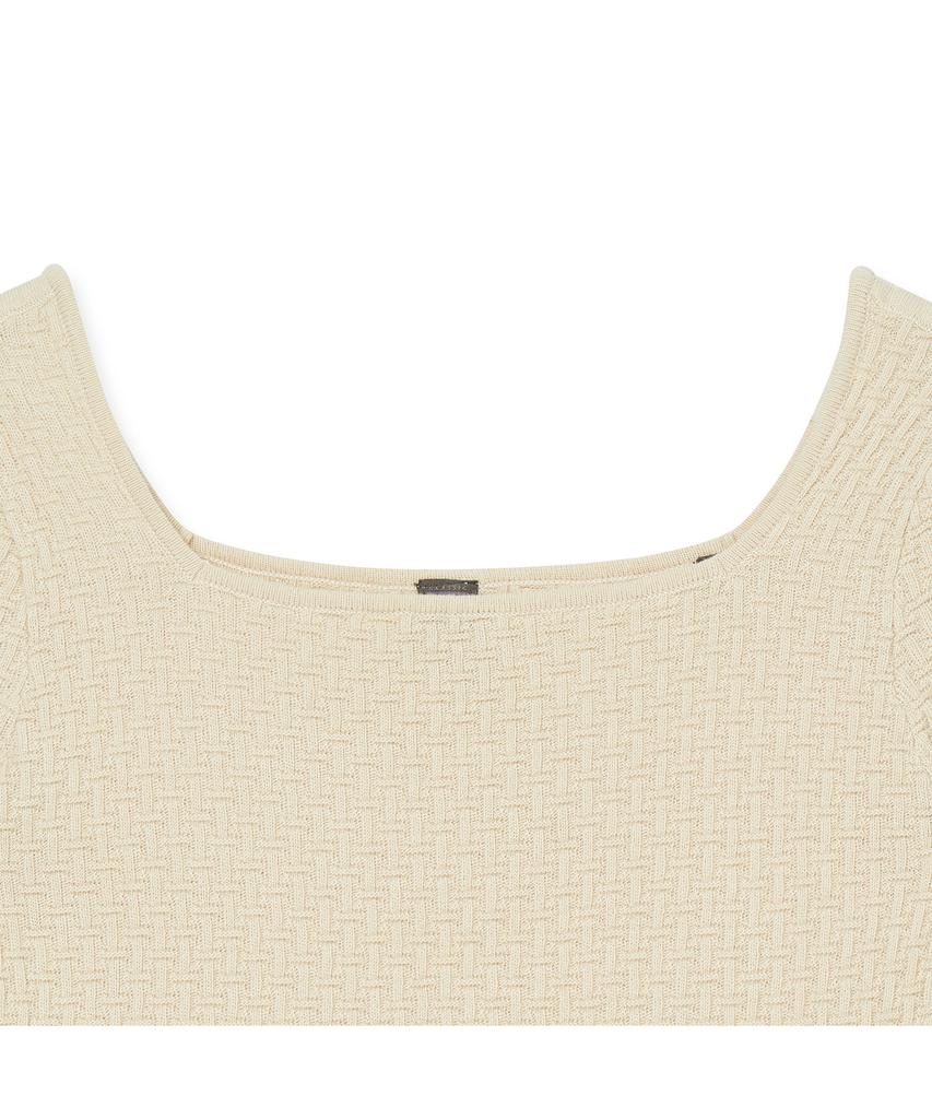 IOLO Women'S Signature Square Neck_Ivory