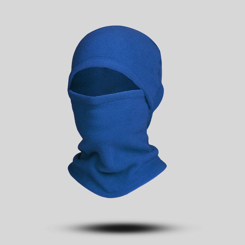 Autumn and winter cycling mask windproof and warm integrated headgear fleece fleece fleece cap multi-functional sports warm headgear