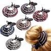 Kristall Mode Haarklammer Zopfbefestigung Haarspangen Haargriff HaarAccessoires Haarnadeln Klemmen Haarknotenhalter