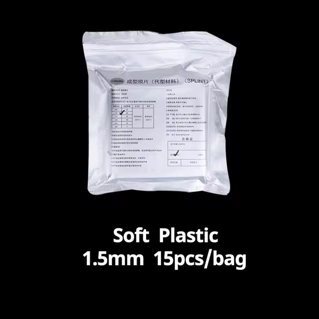 Dentallabor Kieferorthopädische Schiene Retainer Scheibe Tiefziehfolie Weich Hart 1,0/1,5/2,0mm 10/15/20 Stück Thermoformmaterial