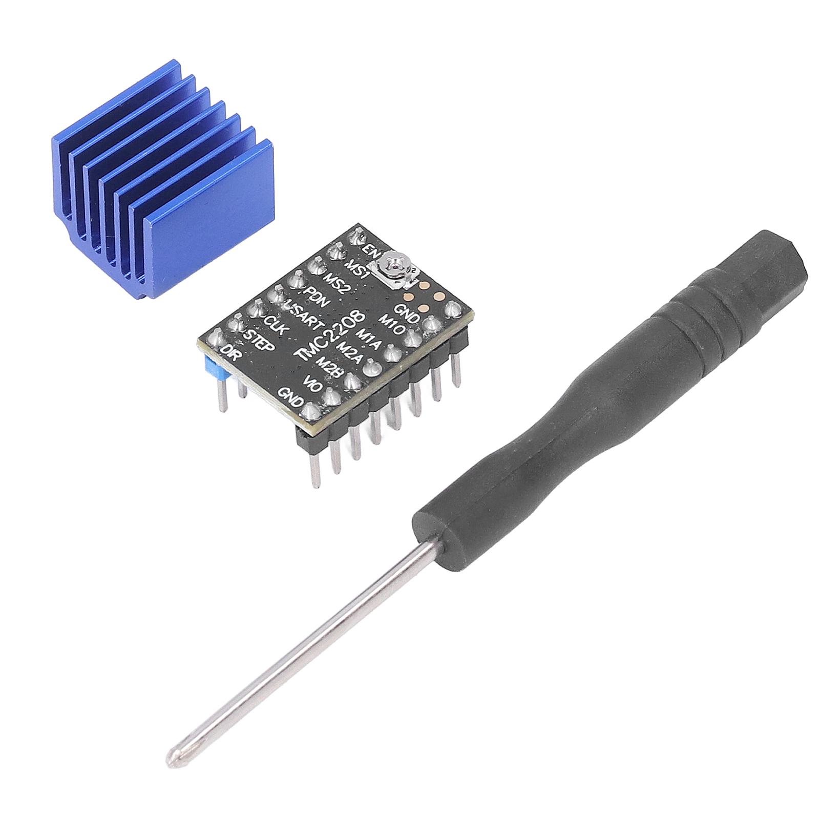 

Модуль драйвера крокового двигуна Чіп драйвера TMC2208 V2.0 Контролер двигуна 3D-принтера