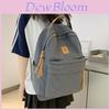 Nylon Minimalist Xm Letter Pattern Backpack For Students With Breathable Waterproof Design For Daily Use