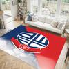 Bolton Wanderers FC Design Crystal Velvet Carpet Cozy Non?Slip Printed Rug For Bedroom Living Room Entrance