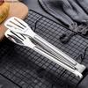 Stainless Steel Food Tongs Kitchen Accessories BBQ Clip Steak Clamp Bread Clip Kitchen Gadgets Barbecue Tool Cooking Accessories