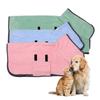 Pet Hair Drying Towel Super Absorbent Dog Bathrobe Quick Drying Pet Wrap Towel Soft Warm Bathrobe for Dogs Cats Small Bath Pet