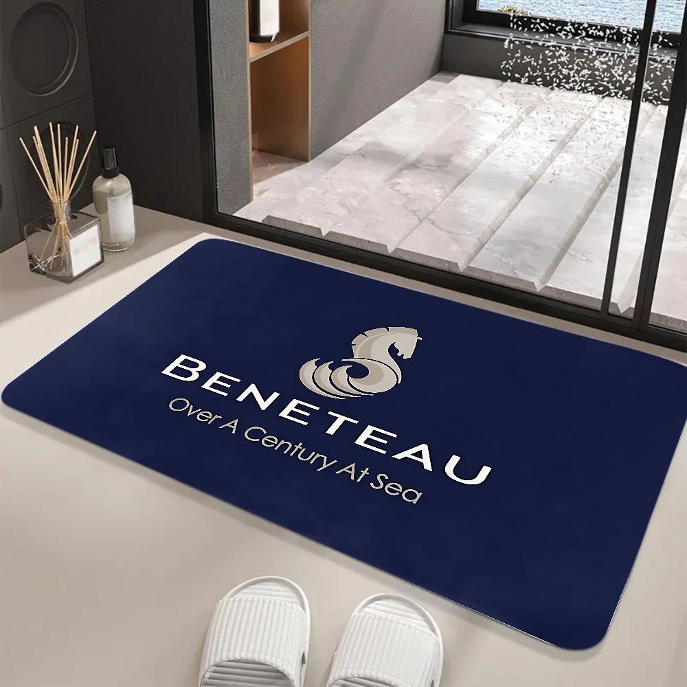 BeneteauS-SailboatS-SailingS-Y-Yacht Floor Mat Graphic Printed Flannel Doormats For Bathroom Kitchen Entrance Carpet Home Decor 40X60cm