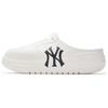 MLB New York Yankees Comfortable Versatile EVA Anti-Slip Open-Toe Slippers Unisex Slippers White 3ASQC0153-50WHS