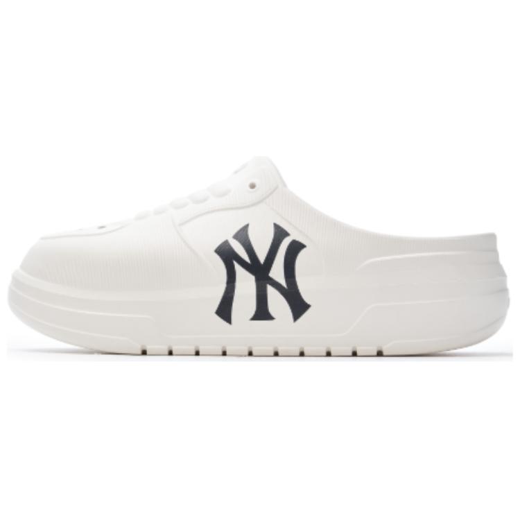 MLB New York Yankees Comfortable Versatile EVA Anti-Slip Open-Toe Slippers Unisex Slippers White 3ASQC0153-50WHS