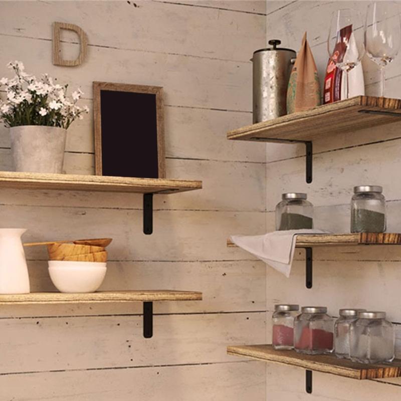 4 Layers Wall Mounted Shelves Storage Shelf Set Innovative Wall Hanging Shelves For Home Organization Bathroom Kitchen