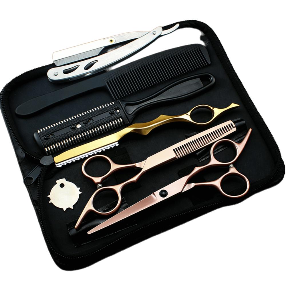 Thinning Tool Barber Shears Tools 6 Inch Hair Clippers Set Haircutting Kit  Barber Shop