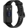 Silikonarmband für Huawei Band 7, Schwarz