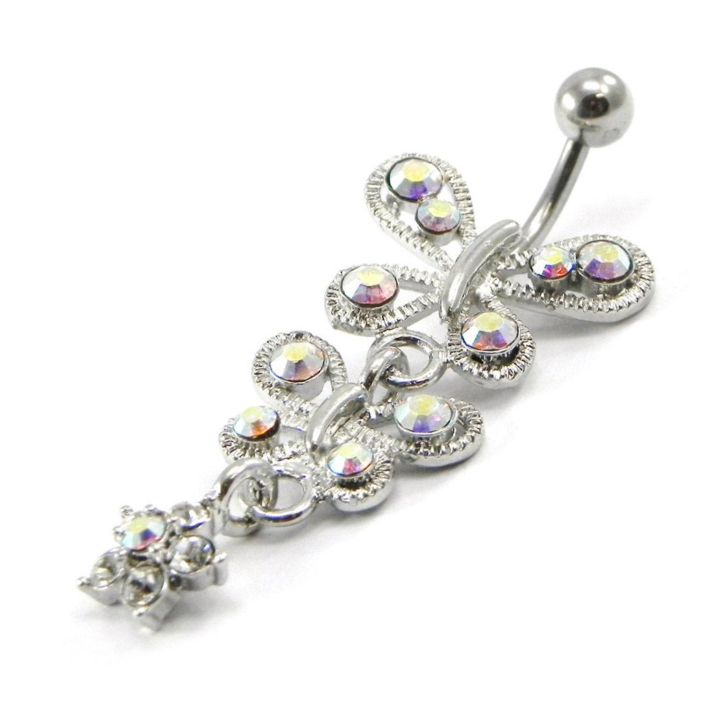 Les Trésors De Lily [I1353] - Body Piercing 'Papillons' borealweiß