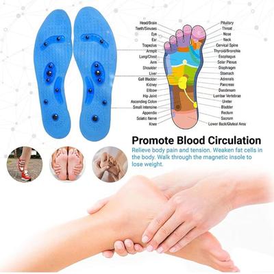 Promover la circulación plantar Plantillas de Masaje Magnético Zapatos de Terapia para Pies Almohadillas para Zapatos Zapato