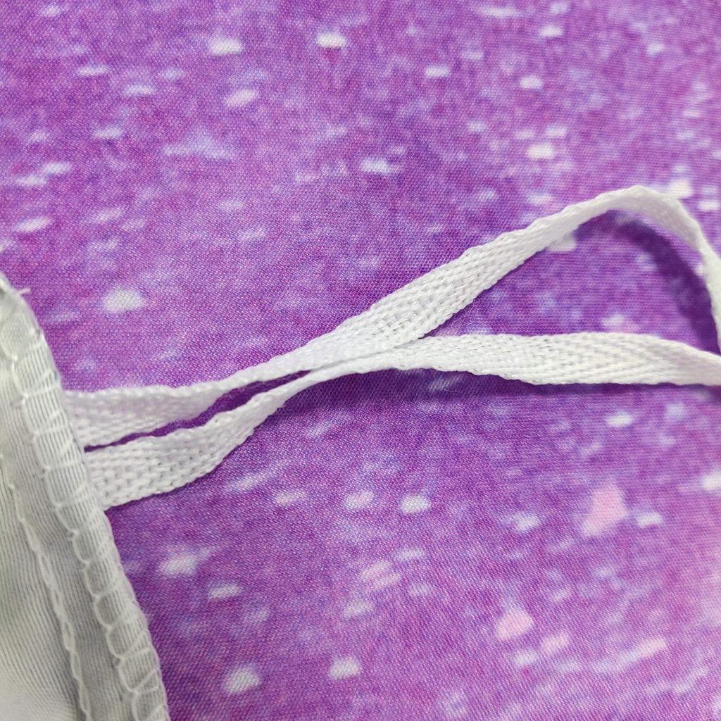 Purple Space Unicorn Three-Piece Quilt Cover 3D Digital Printing Bedding Set Bed Cover