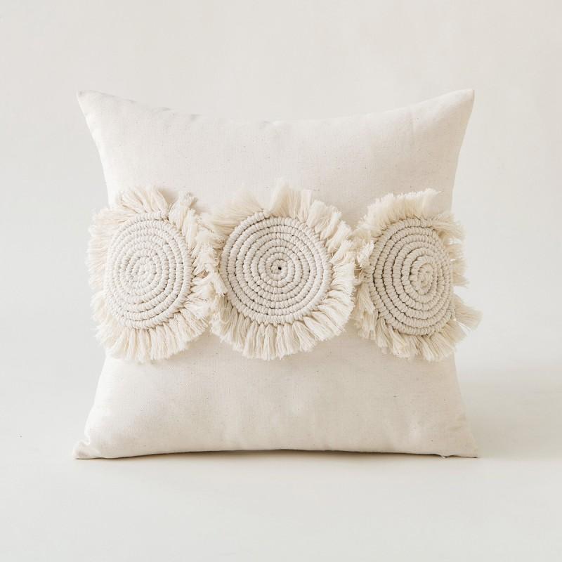 Nordic Tassel Cushion Cover Boho Style Decorative Pillow Home Sofa