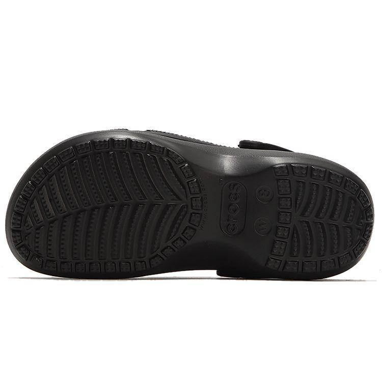 Crocs Classic Platform Clog Black Women Sneakers 206750-001