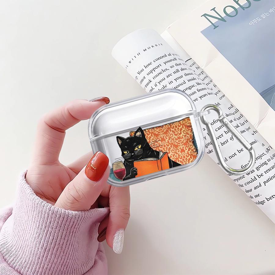 Clear Earphone Cases Cover Case For Airpods 2 Pro3 Pro2 4 1 Pro 3 Creative Kitten