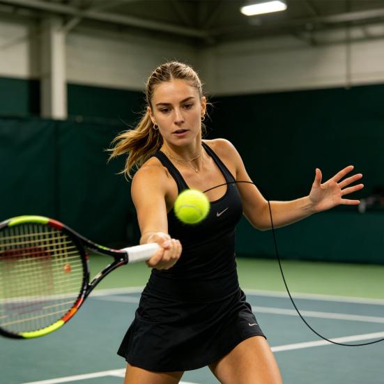 1/2/3 Adet Kordlu Tenis Antrenman Topu Başlangıç Seviyesi Kendiliğinden Pratik Tenis Topu