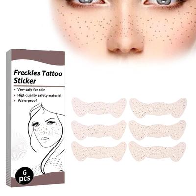 Freckles Tattoo Stickers Temporary Tattoo Face Stickers Waterproof Long Lasting Freckle Patch