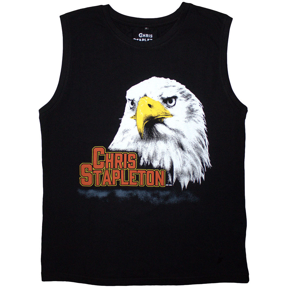 Chris stapleton tank tshirt eagle black official new L