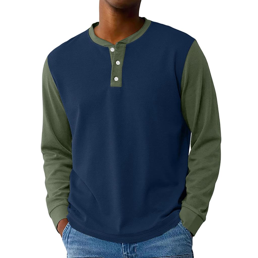 Men's Loose Casual  Long-sleeved Lapel Zip-up Hoodie