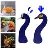 Banquet Flower Basket Peacock Mannequin Head Mold Elegant Dinner Table Centerpiece for Wedding and Home Decoration
