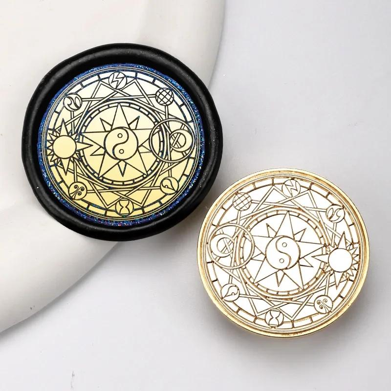 4Cm Large Chapter Head Series Sealing Wax Seal Fire Lacquer Seal Brass Chapter Head Craft Supplies Stamp Gift Handicrafts