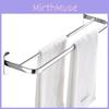Stainless Steel Towel Holder With Chrome Finish For Bathroom And Shower Room Storage